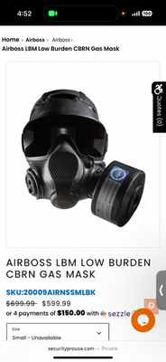 AIRBOSS LBM CBRN GAS MASK | eBay