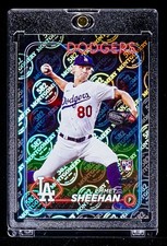 Emmet Sheehan RARE REFRACTOR PRIZM INVESTMENT CARD Los Angeles Dodgers SP
