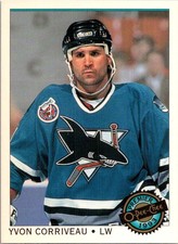 1991-92 Upper Deck Yvon Corriveau San Jose Sharks #74
