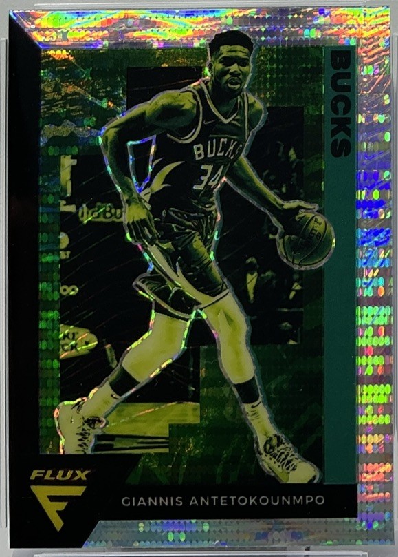 Giannis Antetokounmpo PSA 10 - 2020 Panini Flux ‘Pulsar Prizm’ -Bucks, Dominant view 5