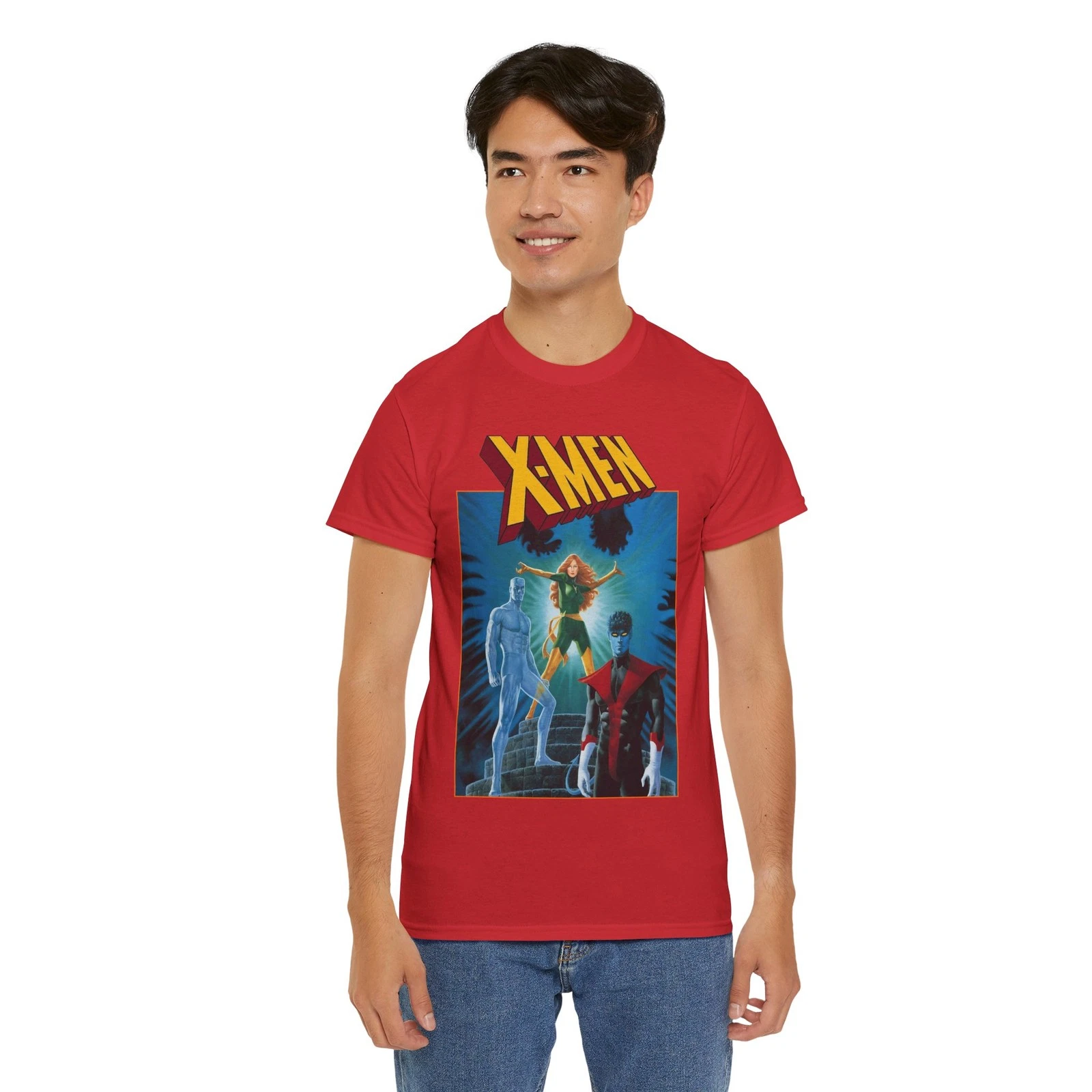 X-Men T-Shirt - Paul Gulacy Art - Phoenix, Nightcrawler - Bizarre Adventures
