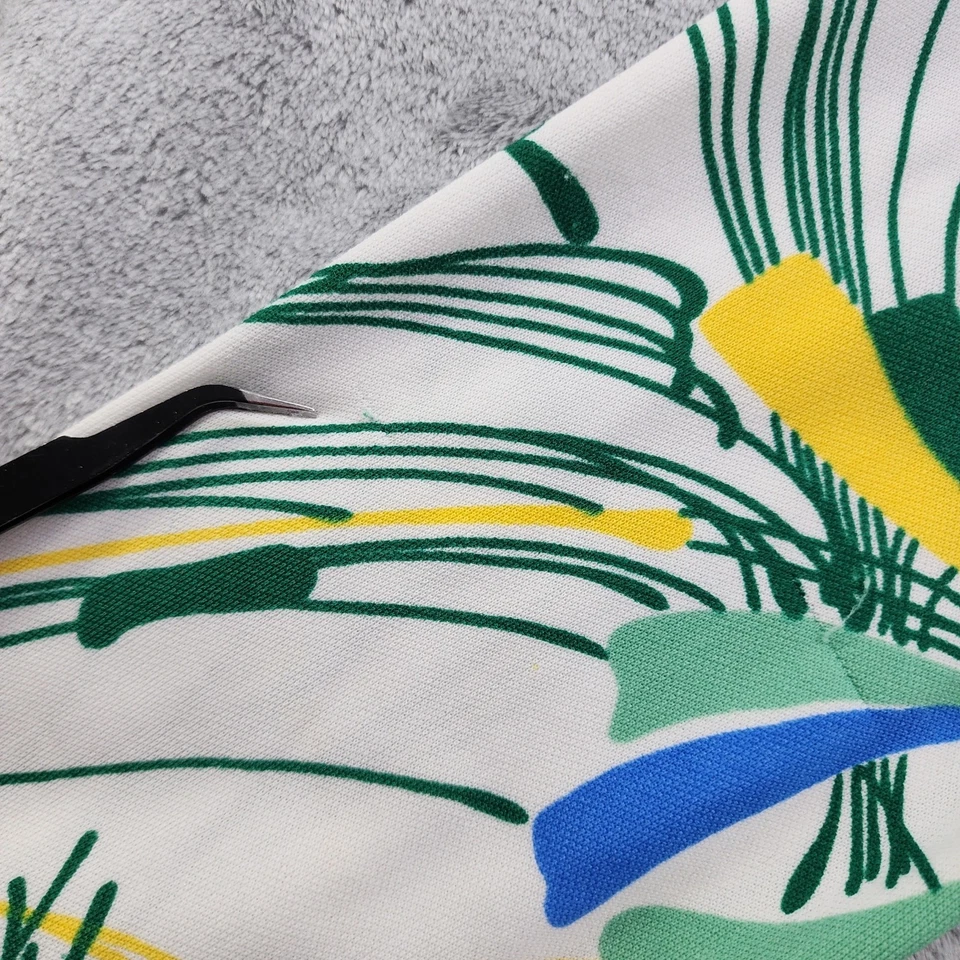 Chaqueta Twinset Vintage Años 70 Floral Poliéster Sin Mangas Top Botón Frontal Talla M Foto 3 de 4