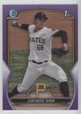 2023 Bowman Chrome Prospects Purple Refractor /250 Jun-Seok Shim #BCP-153 16rl