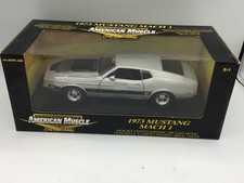 ERTL  American Muscle 1/18 Diecast 1973 Ford Mustang Mach 1 MIB Silver