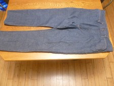 Vintage 50S 60S Roebucks Sears Denim Jeans 36 x 29 Gripper Zipper