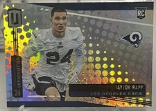 2019 Panini Unparalleled Taylor Rapp Rookie Card #298 Los Angeles Rams Bills. rookie card picture