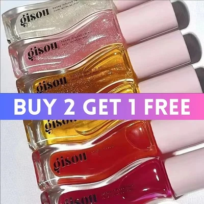 Gisou Honey Infused Lip Oil Hydrating Lip Plumper Gloss Oil Moisturizing Lip