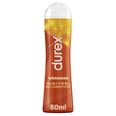 Durex Gleitgel 50ml, wärmend, angenehme Gleitfähigkeit, Wärmeeffekt