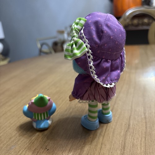 Vintage Strawberry Shortcake Plum Puddin’ Doll &Pet Elderberry Owl Party Pleaser - Picture 3 of 9