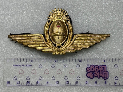 Unknown Military Commercial Metal Hat Badge Airlines Wings
