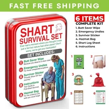 Shart Survival Set – Funny Gag Gift 2025 for Boyfriend, Includes Disposable Item