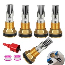 5 Pcs Pig Nipple Waterer for Barrel Kit Stainless Steel Automatic Gray