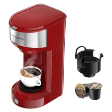 Coffee Maker, Single Serve Coffee Maker Machine 6 to 14 Oz with Permanent Filter