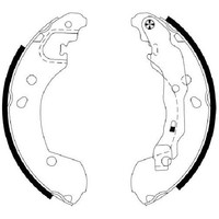 Bremsbackensatz Hinten FüR Nissan Tiida C11 SC11 07 Bis 13 Textar K9K722 Neu