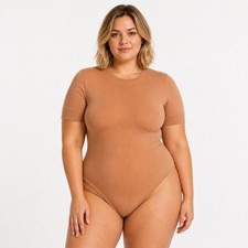 SKIMS Summer Mesh T-Shirt Bodysuit Sienna 2X