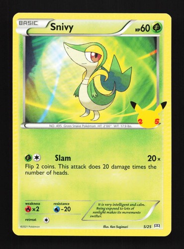 Snivy 5/25 LP McDonald's Collection 2021 English Pokemon Card TCG