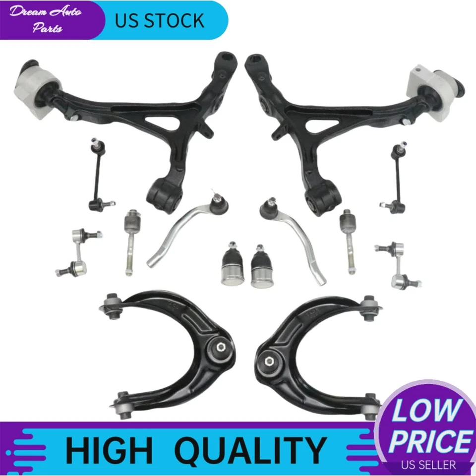 Kit de dirección delantera y suspensión de 14 piezas apto para Acura TL K620615 ES800589 2009-14 Foto 3 de 4