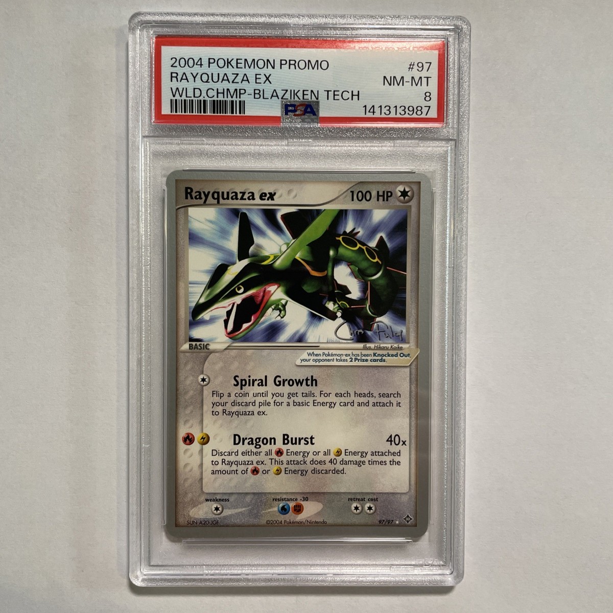 Rayquaza ex - 2004 (Chris Fulop) 97/097 World Championship Decks
