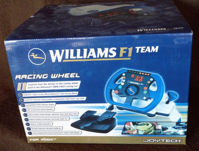 Joytech Williams F1 Racing Wheel / Lenkrad für die Microsoft XBox, Neu / OVP