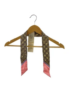 Foulard femme GUCCI soie marron motif total 499226 3G001 occasion
