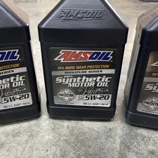 3 quarts  AMSOIL Signature Series 5W-20 100% Synthetic Motor Oil ALMQT-EA