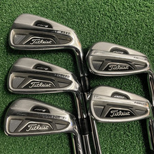 TITLEIST AP2 712 FORGED IRONS 5-9 +STIFF DYNAMIC GOLD STEEL SHAFTS +FREE P&P