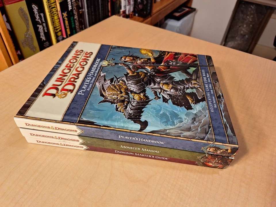 Juego de libro de reglas básico 4ª edición (DMG PHB PHB) - Dungeons and Dragons WOC Foto 2 de 4