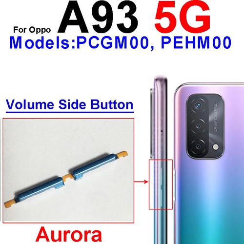 2set Up Down Volume ON OFF Power Switch Side Keys For OPPO A93 A94 A95 4G 5G - Picture 6 of 16
