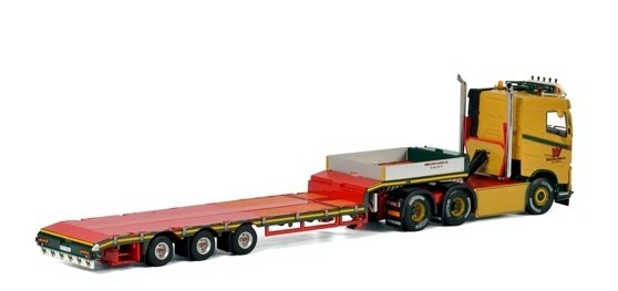 WSI 1/50 for VOLVO FH 4 SLEEPER CAB 6x2 LOWLOADER trailer
