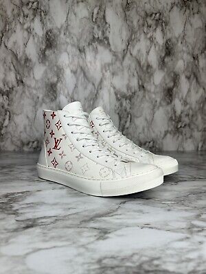 monogram louis vuitton high top sneakers