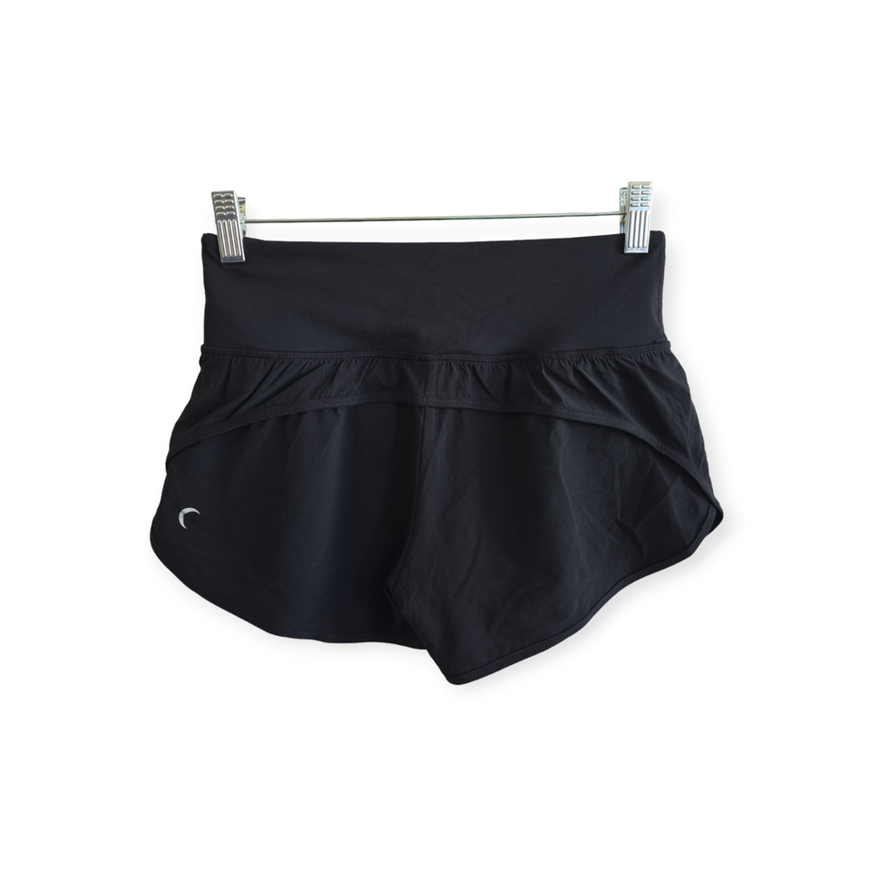 Zyia Trainer Active Black Running Shorts Women Size XS With Lining