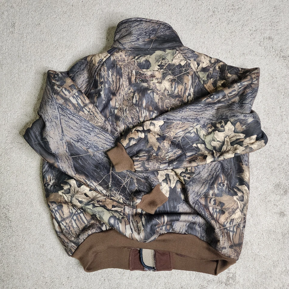 Cabela’s XL Hunting Jacket Sherpa Lined Camo Outdoor Gear Vintage Taiwan - Image 2 of 4