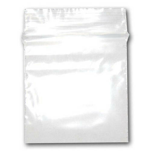 1000 Sacs Plastique Zip 2x8 Pouces - Polyéthylène 2 Mil Lourd - Fermeture Zip Réutilisable
