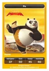 Carte Carrefour Dreamworks - kung fu panda - Po N°83