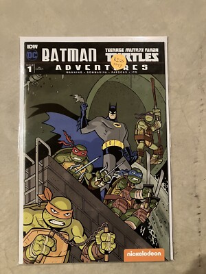 Batman TMNT Adventures #1 (2016) 1:25 Bradshaw Retailer RI Variant