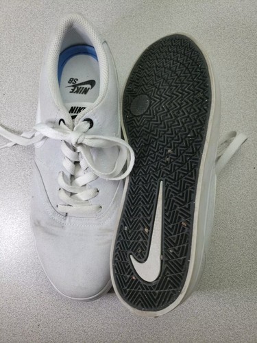 NIKE 921463-110 SB Check Solar White Canvas Skater Womens Shoes Size 8 / 39 - 第 6/6 張圖片