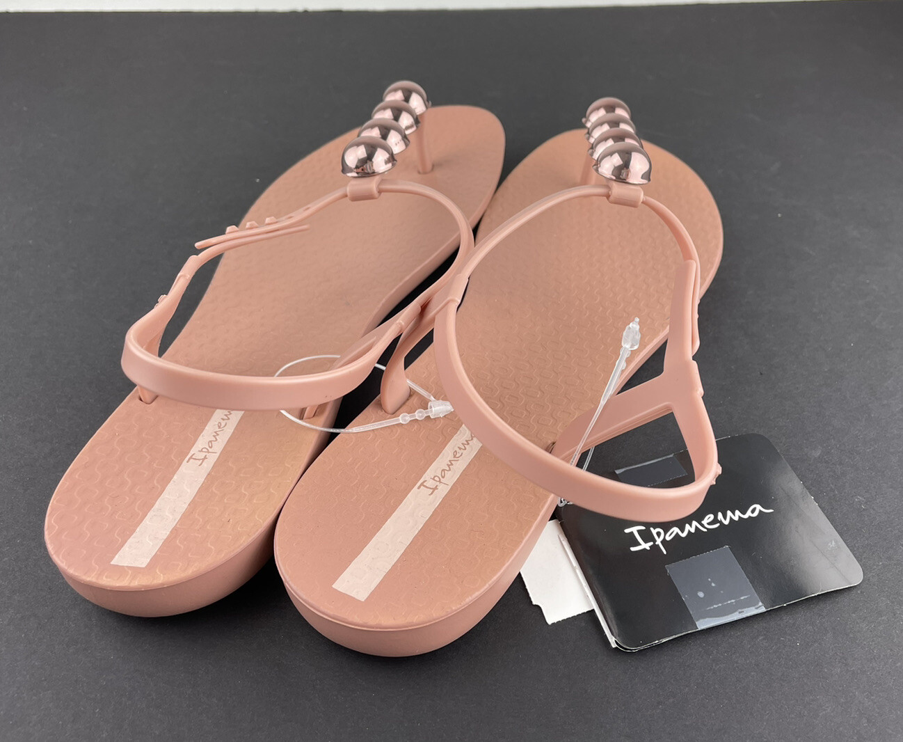 NWT Ipanema Women's Pearl Thong Flip Flops IPA Sandals Pink | eBay