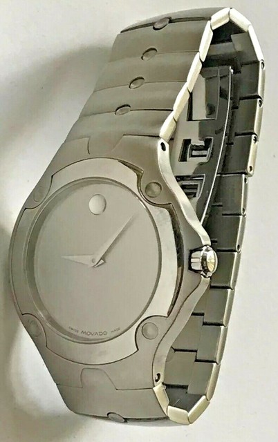 movado men's quartz watch