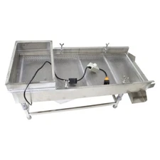 TECHTONGDA One Layer Stainless Steel Linear Vibrating Screen Shaker 6mm 220V