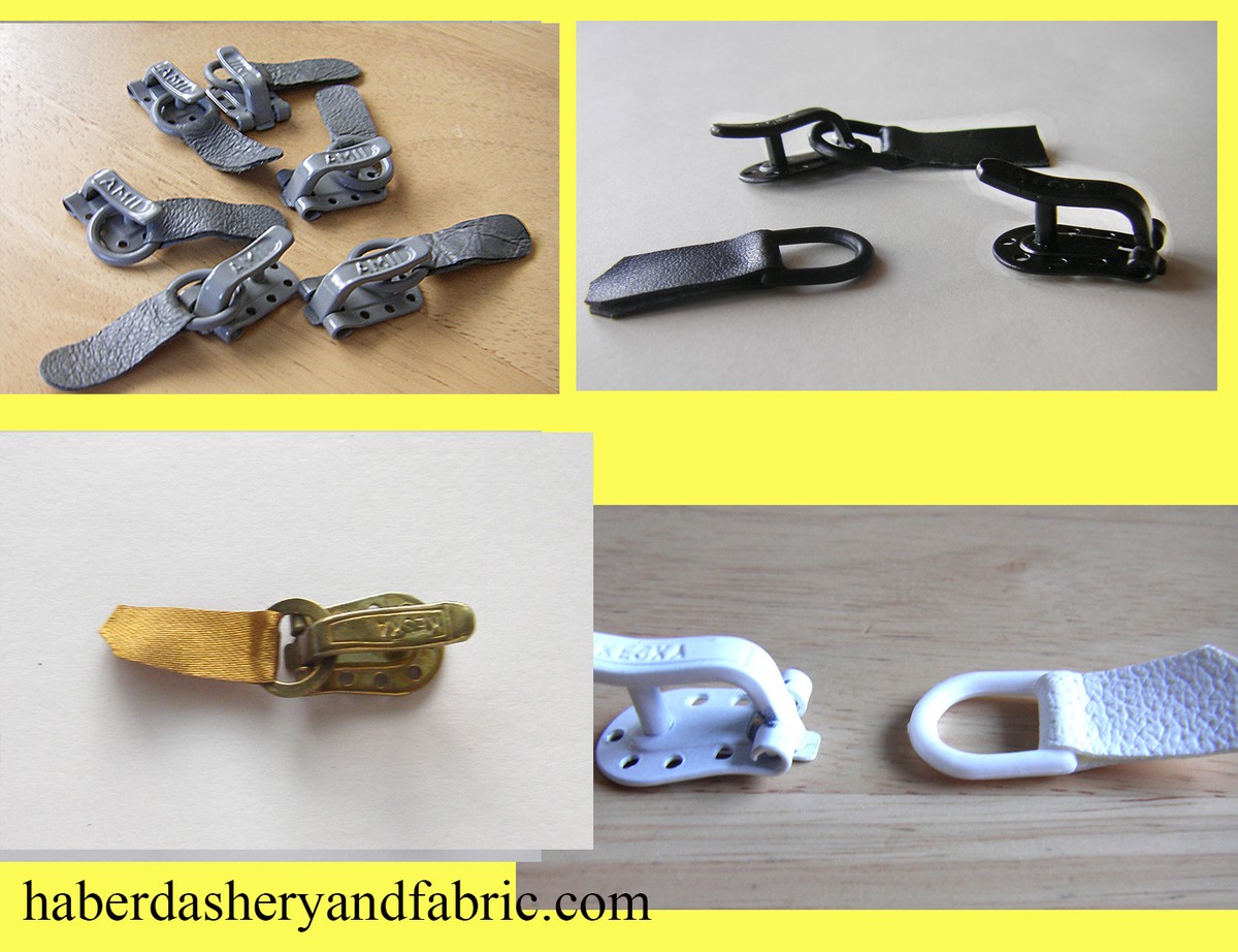 Professional Metal Hook and Eye Fastening 11 colors Fur Hook