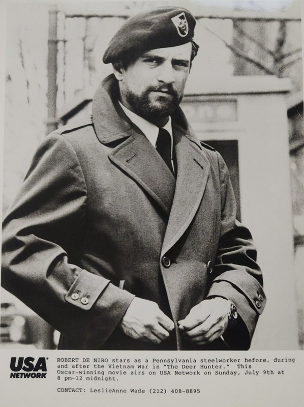 Original Vintage USA Network 8x10 Press Photo Robert De Niro THE DEER HUNTER