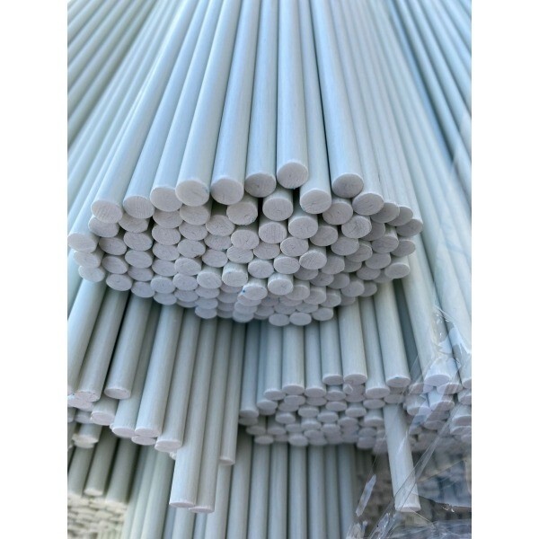 Tutor de arboles o plantas de fibra vidrio de 7mm 150 cm de altura Pack 100uds.