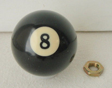 8 Ball Shift Knob Billiard Ball Threaded Gear Shifter Exact Custom Fit