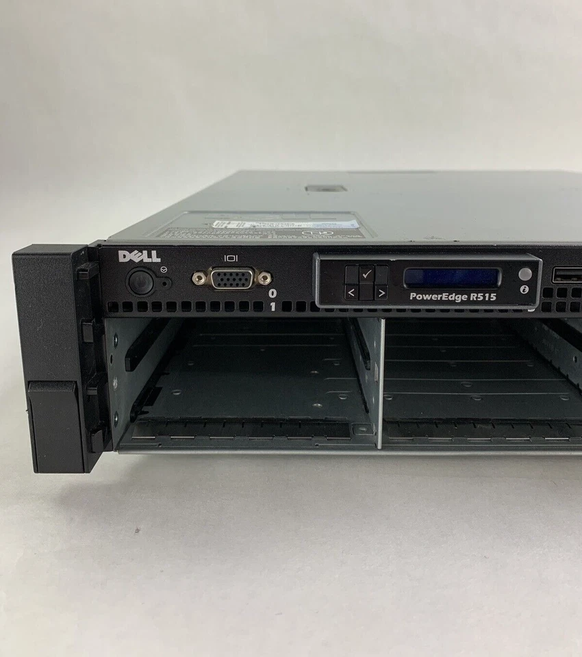 Dell PowerEdge R515 Server 1x AMD Opteron 4122 2.2 GHz 32 GB RAM No HDD No OS - Image 3 of 4