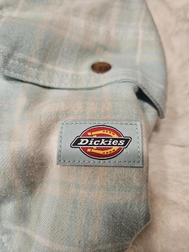Dickies Plaid Long Sleeve Shirt #186 - Picture 4 of 7