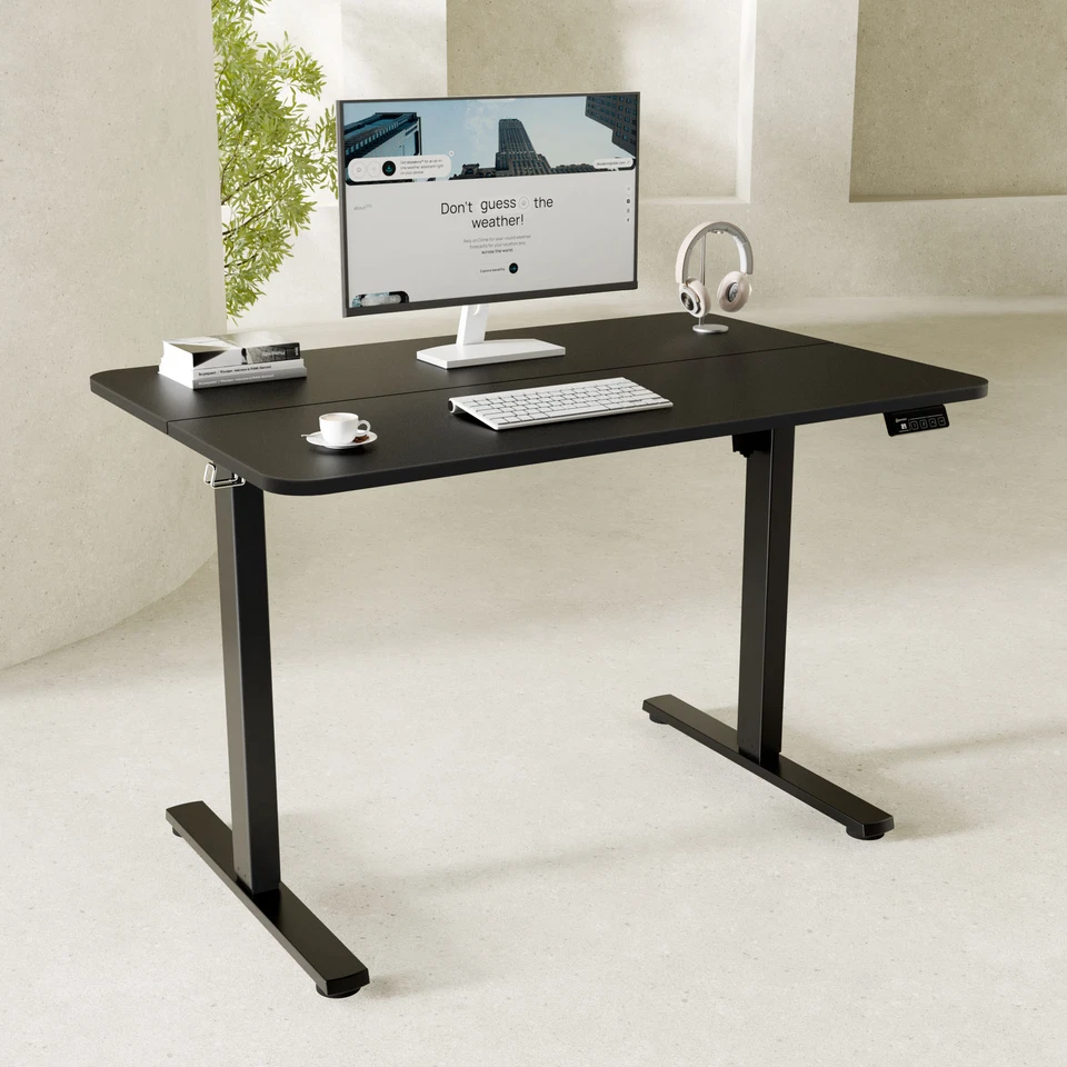 Ergomaker Electric Standing Desk Frame Only Height Adjustable 70KG Load Various - image 2 of 4