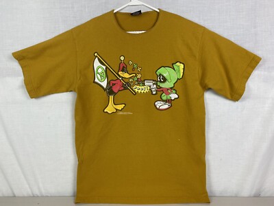 Rare Warner Bros. Daffy Duck Duck Dodgers Marvin the Martian VTG TShirt 1993 L