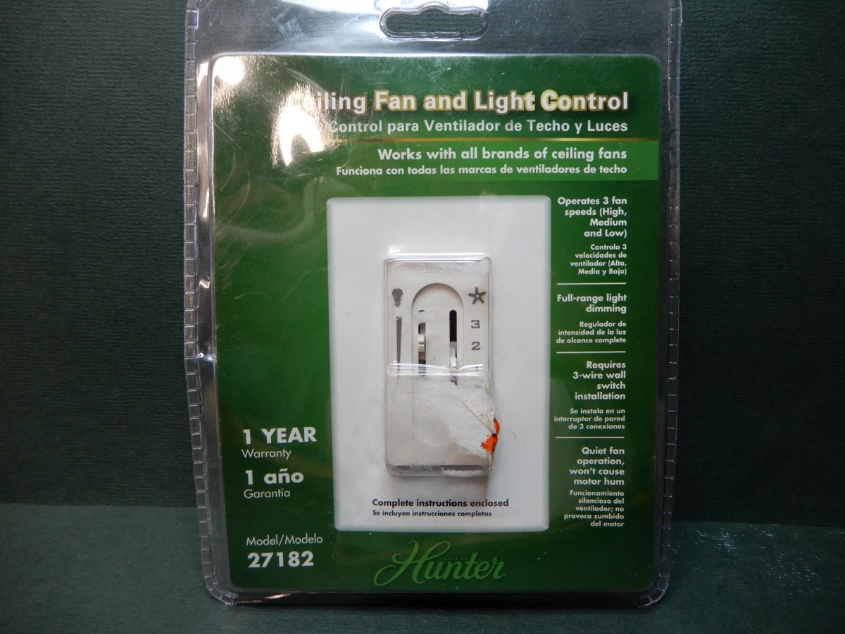 Hunter Ceiling Fan And Light Control Model 27182 Shelly Lighting