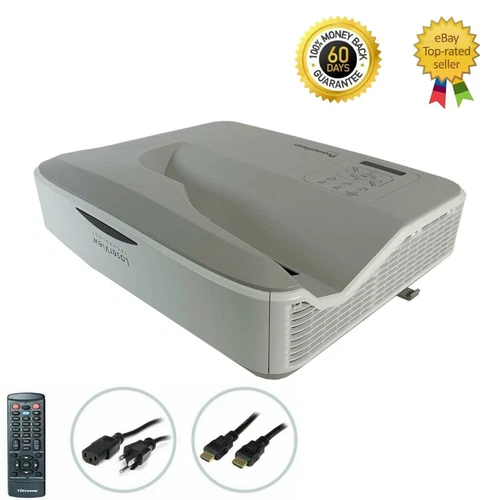 Ultra Short Throw DLP Projector 3D for Business Corporate Digital w/Accessories