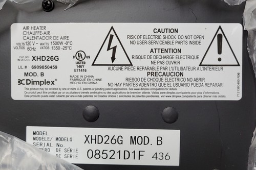 Dimplex 26 Zoll Multi-Fire XHD Elektrische Feuerbox mit Acryl Glut - schwarz - Bild 14 von 21